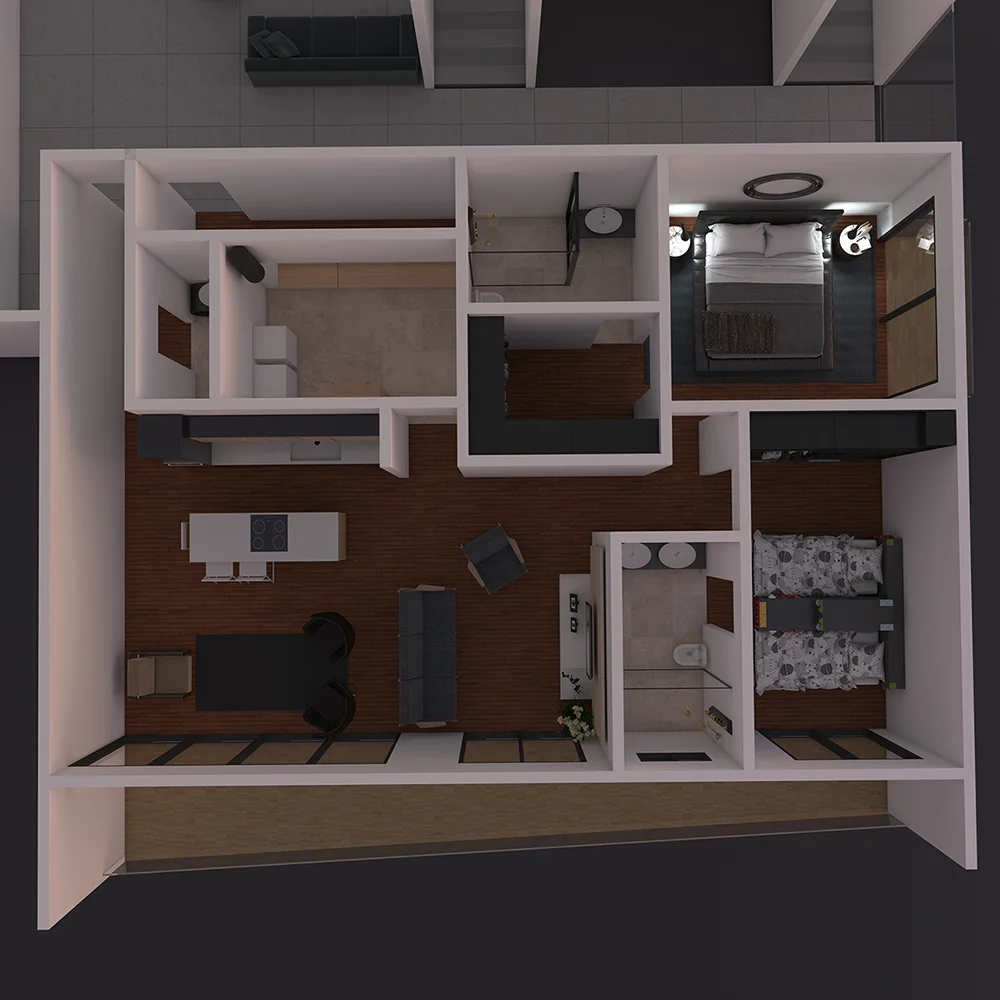 render Torre villa