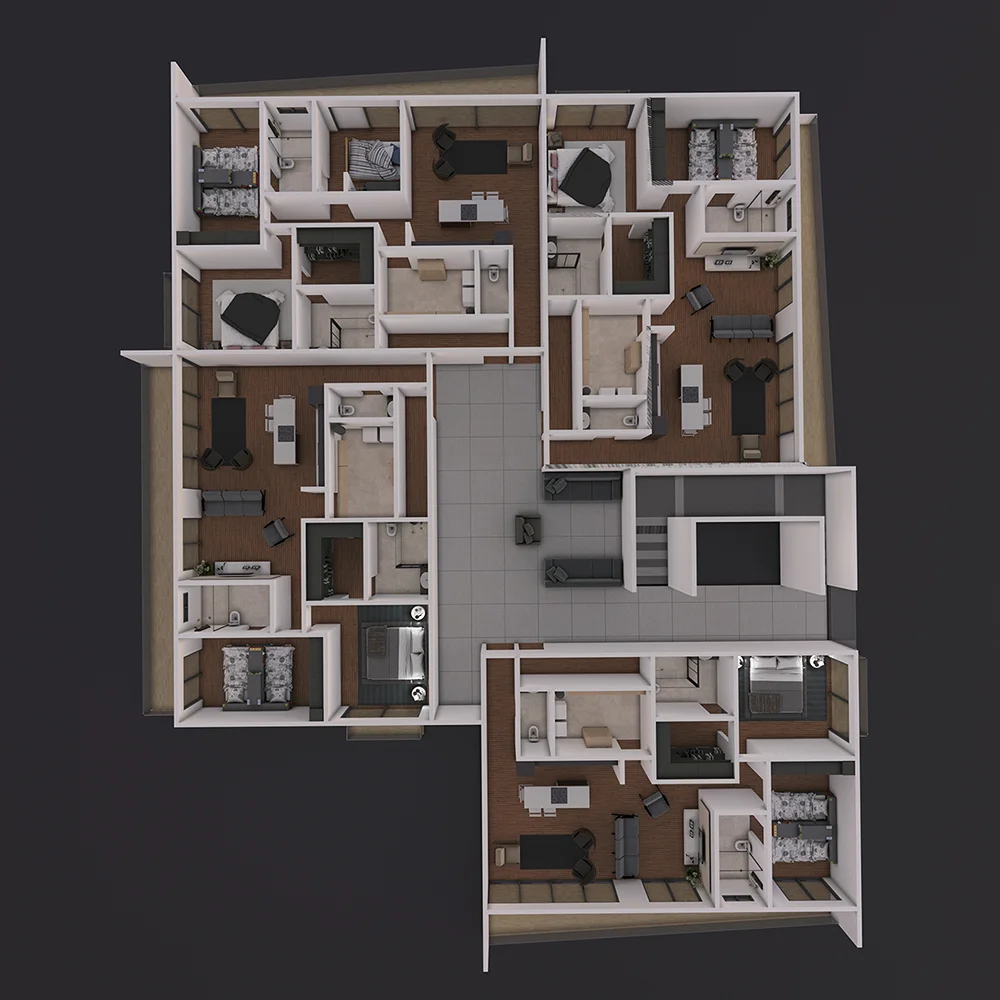 render Torre villa